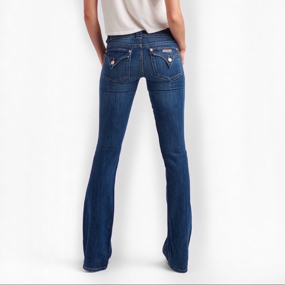 Hudson Signature Bootcut Mid Rise Jeans.